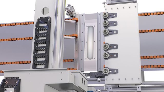 6-местное устройство смены инструмента Полная обработка всех четырех кромок заготовки и ее поверхности