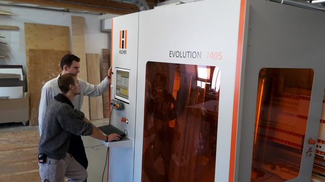 Клиент HOLZ-HER столярная мастерская Klapper, станок EVOLUTION Опыт работы со станком EVOLUTION 7405 HOLZ-HER в столярной мастерской Klapper