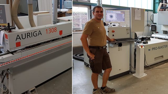 Хороший опыт работы с машиной HOLZ-HER CNC PROMASTER 7125 и устройством для обрезки кромок Auriga 1308 Клиентская ссылка HOLZHER Wieland из Gernsbach удовлетворена CNC и обработкой кромок